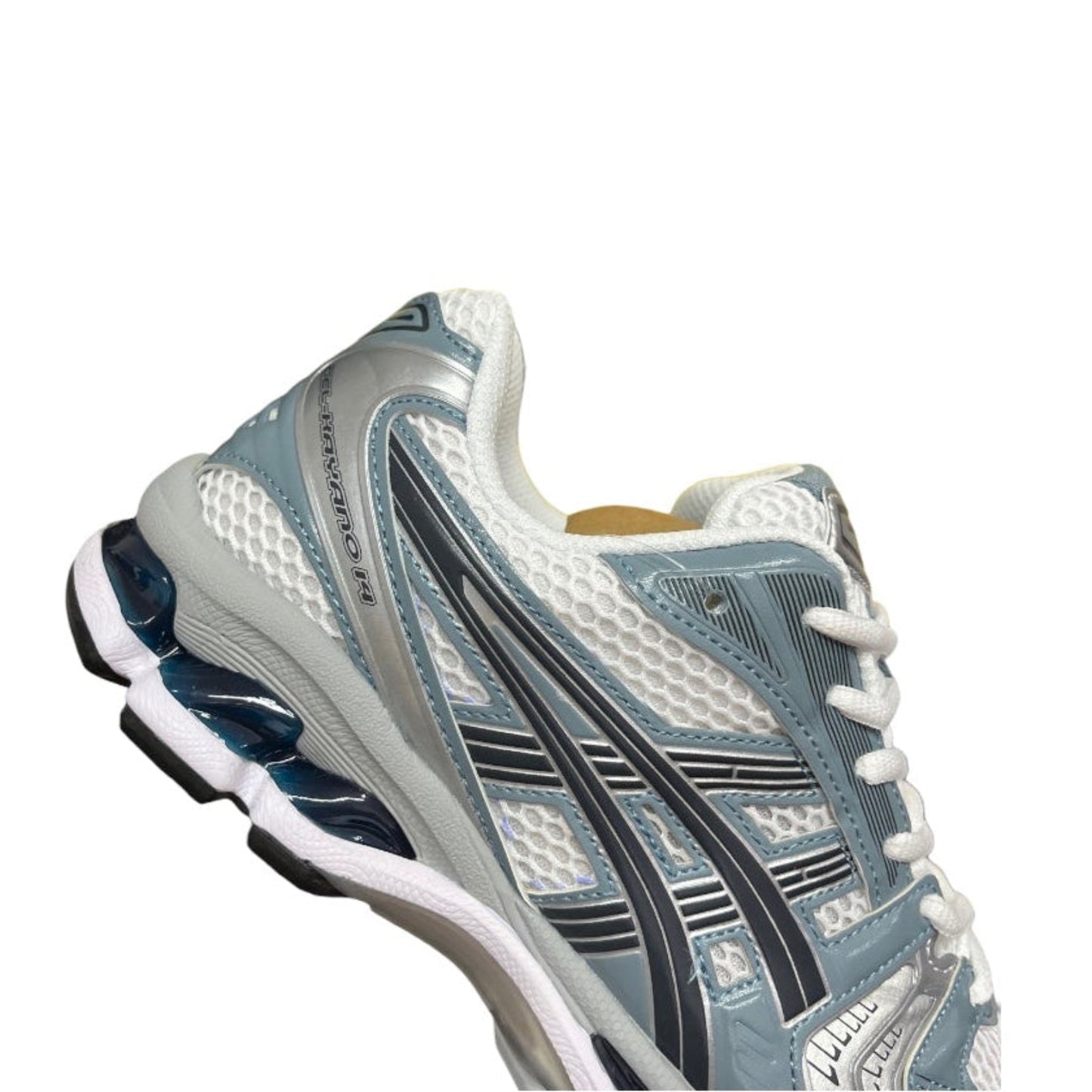ASICS Gel-Kayano 14 – Blanco y Azul turquesa
